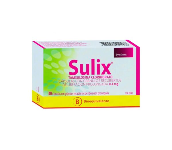 Sulix 0.4 mg 30 cápsulas