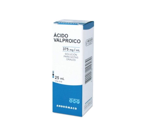 Ácido Valproico Solución para Gotas Orales 375 mg/ ml 25 ml