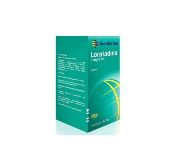 Loratadina 5 mg / 5 ml Jarabe 60 ml