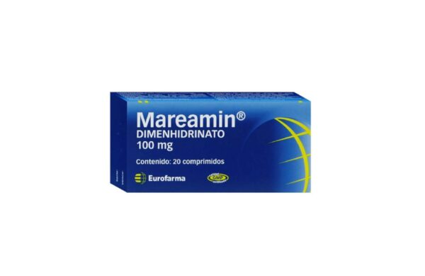 Mareamin Dimenhidrinato 100 mg 20 Comprimidos
