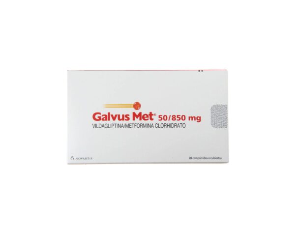 Galvus Met Vildagliptina 50 mg / Metformina 850 mg de 28 Comprimidos