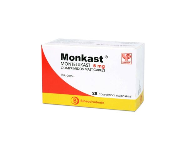 Monkast Comprimidos Masticables 5 mg 28 Comprimidos