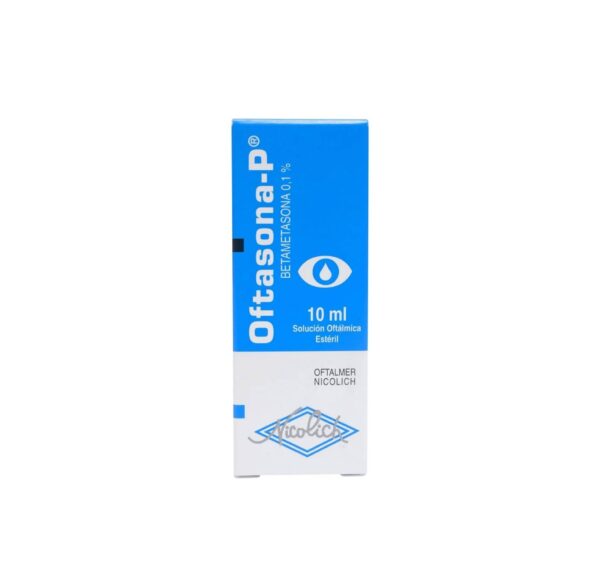 Oftasona-P Betametasona 0.1% Solución Oftálmica 10 mL
