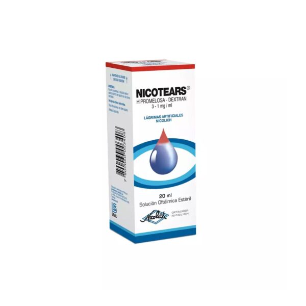 Nicotears Dextran 0.3% Solución Oftálmica 20 mL