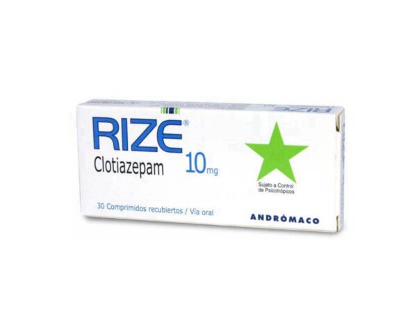 Rize Clotiazepam 10 mg 30 Comprimidos Recubiertos