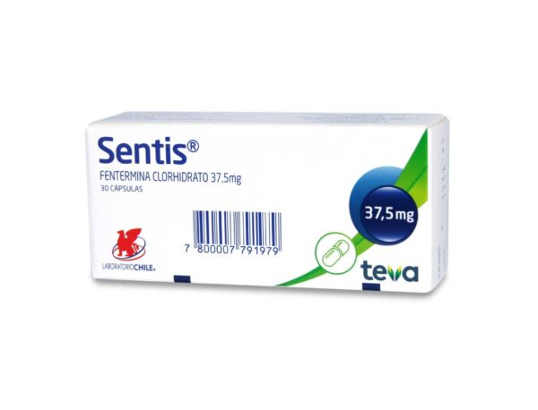 Sentis Fentermina 37.5 mg 30 Cápsula