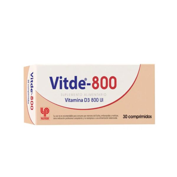 Vitde Vitamina D3 800 UI 30 Comprimidos