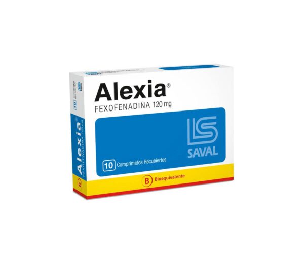 Alexia Fexofenadina 120 mg 10 Comprimidos Recubierto