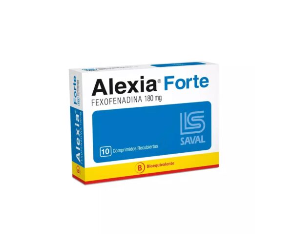 Alexia Forte Fexofenadina 180 mg 10 Comprimidos