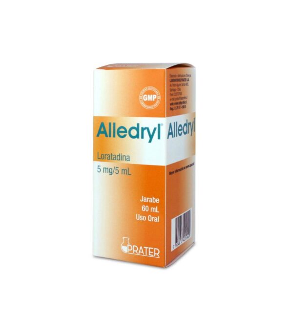Alledryl-D Loratadina 15 mg/5ml Jarabe 120 mL