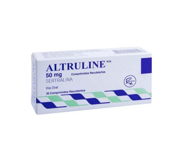 Altruline Sertralina 50 mg 30 Comprimidos Recubierto