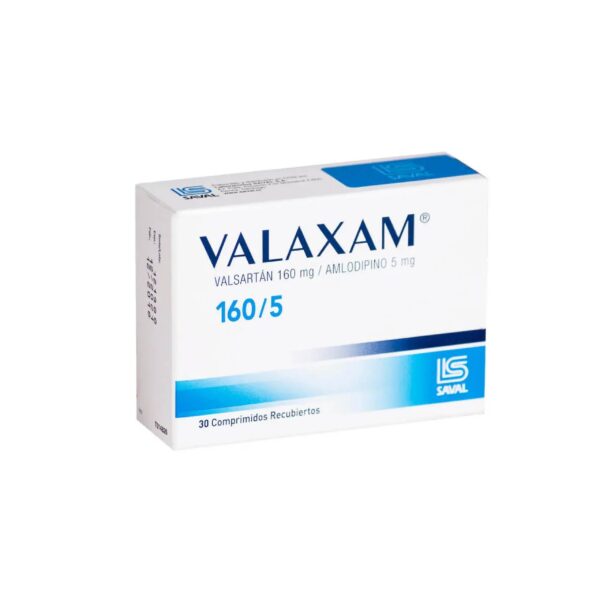 Valaxam 160 mg/5 mg 30 Comprimidos Recubiertos