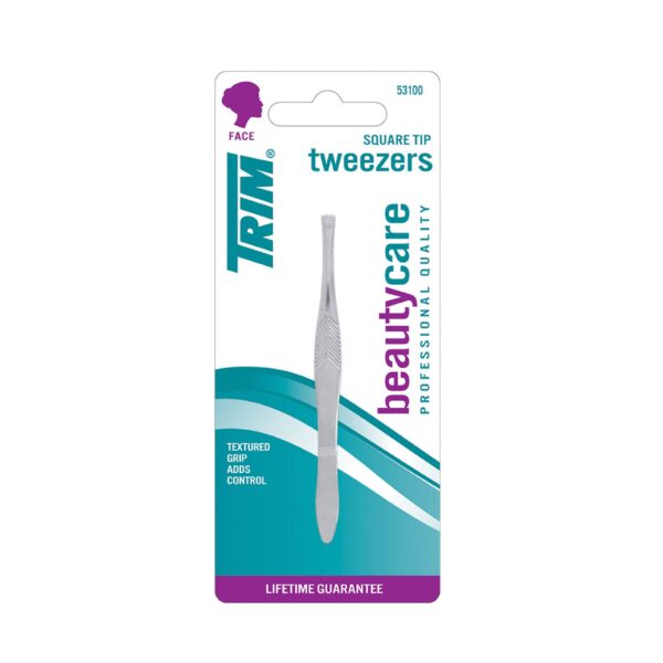 Trim Pinza recta metálica para cejas