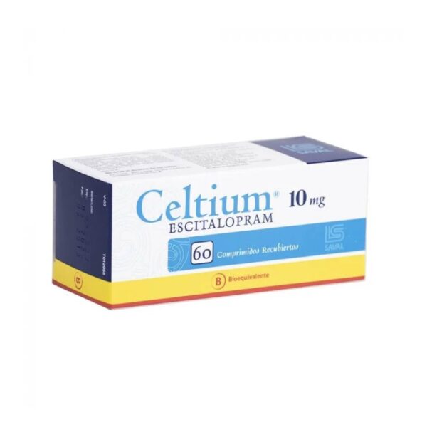 Celtium Escitalopram 10 mg 60 Comprimidos Recubierto