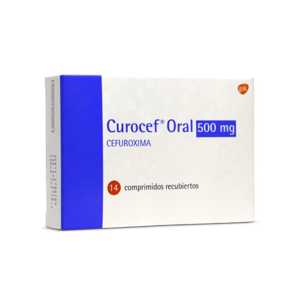 Curocef Oral Cefuroximo 500 mg 14 Comprimidos