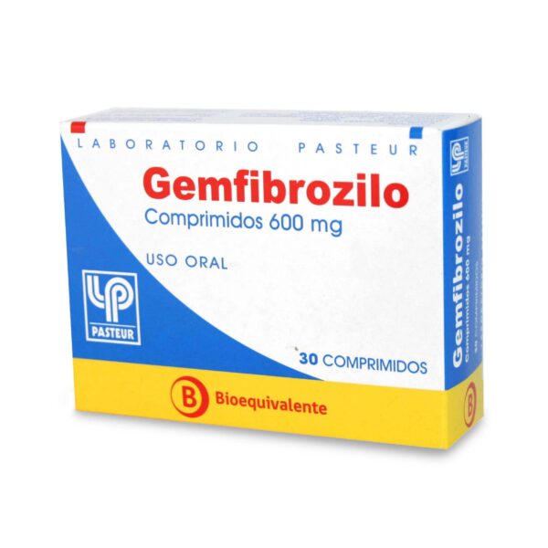 Gemfibrozilo 600 mg 30 Comprimidos