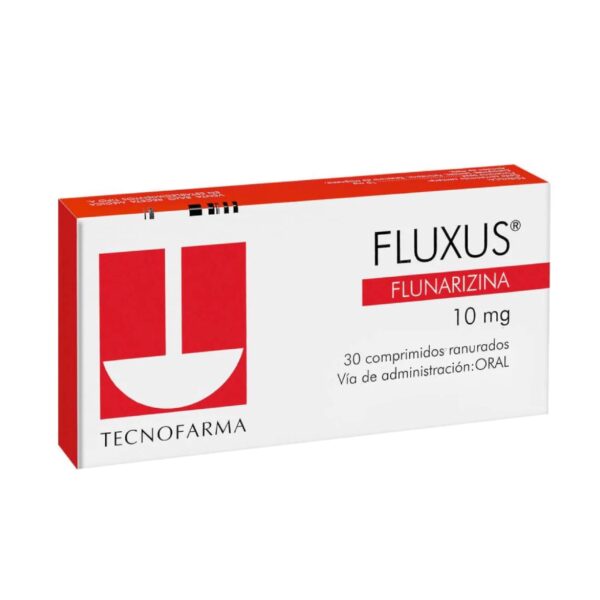 Fluxus Flunarizina 10 mg 30 Comprimidos