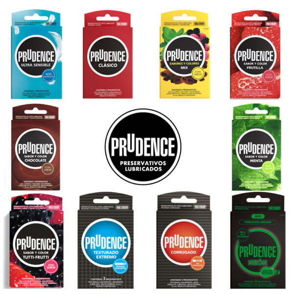 Pack 10 Unidades de cajas x 3 preservativos Prudence (Campaña Verano hasta 29 de febrero o hasta agotar stock))