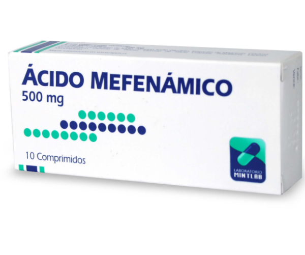 ACIDO MEFENAMICO 500 MG X 10 COMP.MIN.