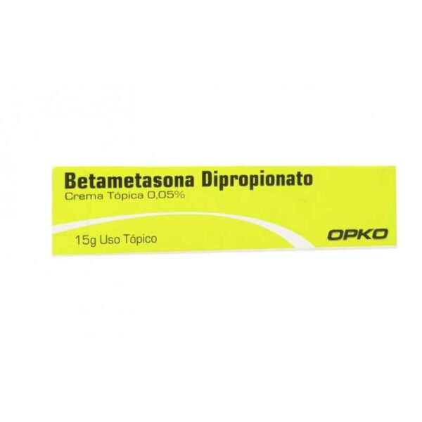 BETAMETASONA DIPROPIONATO CREMA TOPICA 0,05% 15GRS OPKO