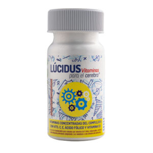 LUCIDUS VITAMINAS PARA EL CEREBRO COMPLEJO Vitaminas B1/B2/B6/B9(Ácido Fólico)/B