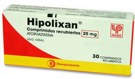 HIPOLIXAN ATORVASTATINA 20 MG X 30 COMP. PASTEUR