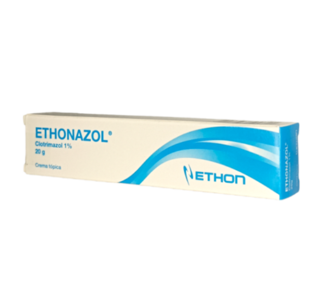 ETHONAZOL CLOTRIMAZOL 1% CREMA 20 GRAMOS